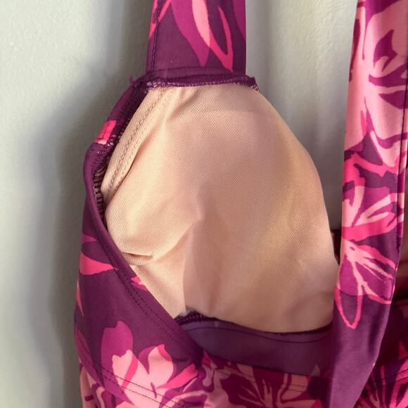 Jacqlyn Smith Tankini Swim Top, Magenta/Pink, size Women’s 8 - Picture 3 of 6